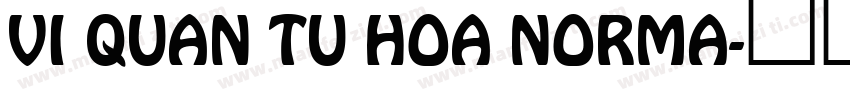 VI Quan Tu Hoa Norma字体转换
